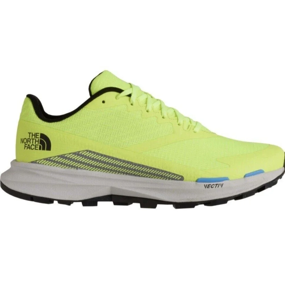 The North Face Men's VECTIV Levitum Trail Running Led Yellow /Tnf Black Sz 9 Nw
